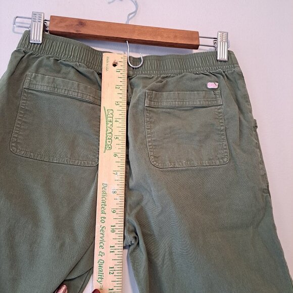 Vineyard Vine Girls‎ Military Green Pocketed Twill Jogger Pants Size 12 - Picture 11 of 13